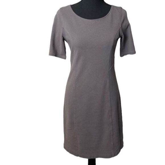 #117 GARNET HILL textured fitted dress - Picture 1 of 9